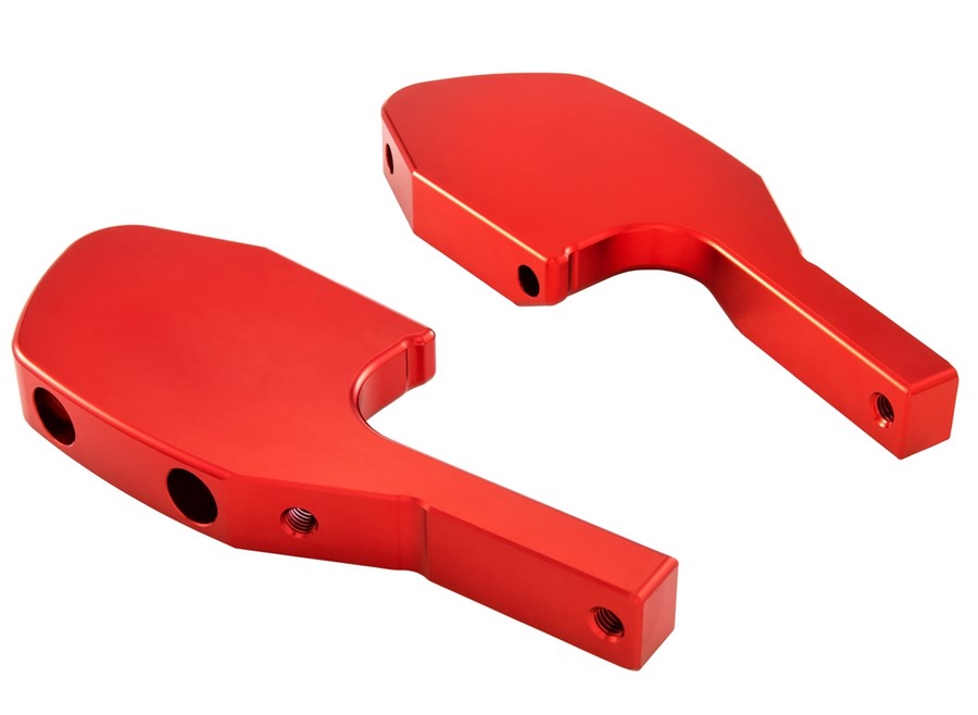 Adaptateur de repose-pieds passager pour Vespa GTS/GTS Super/GTV/GT 60/GT/GT L 125-300ccm, rouge