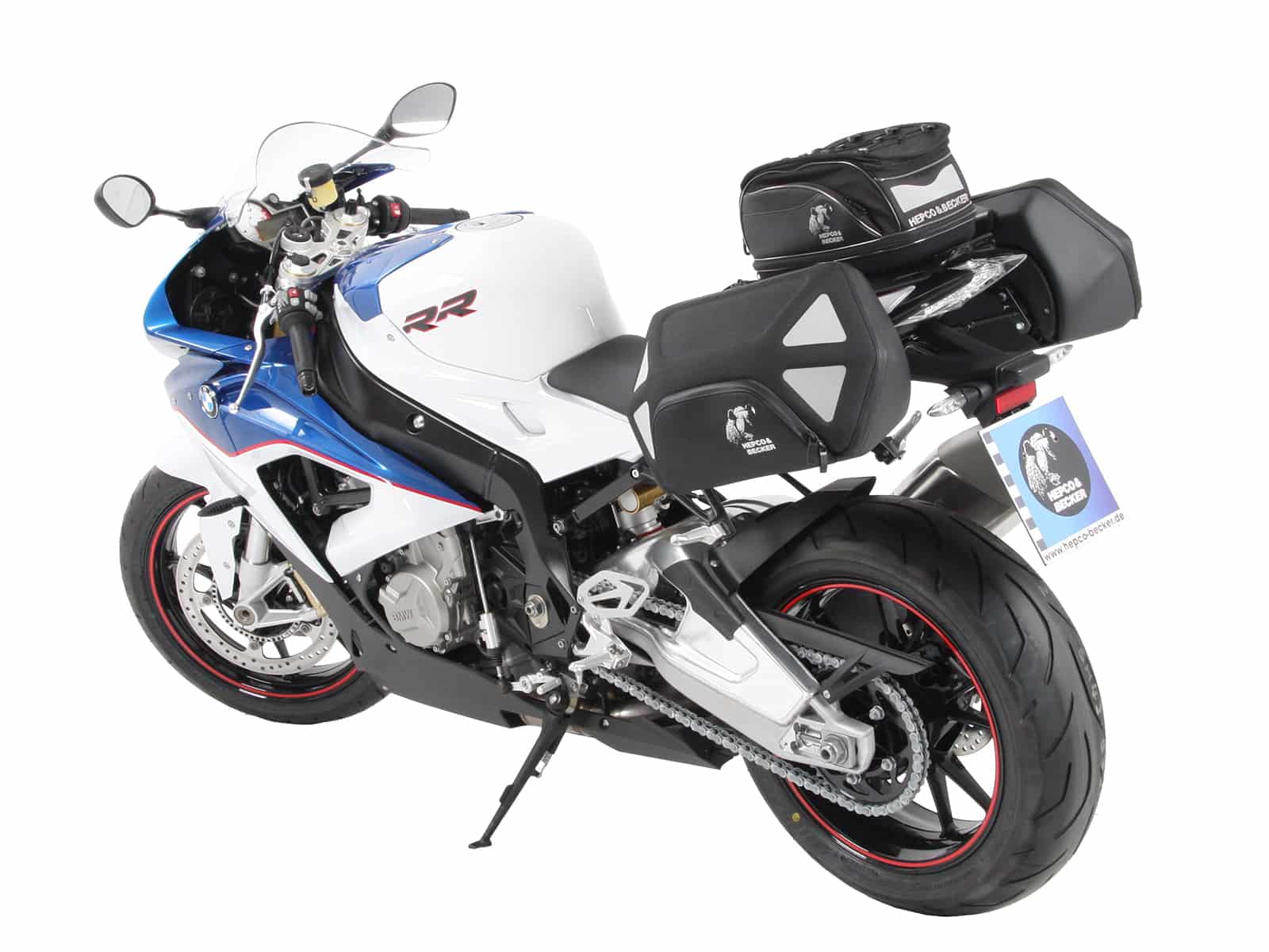 Rack sport vissé noir pour BMW S 1000 RR (15-18) d'origine Hepco & Becker