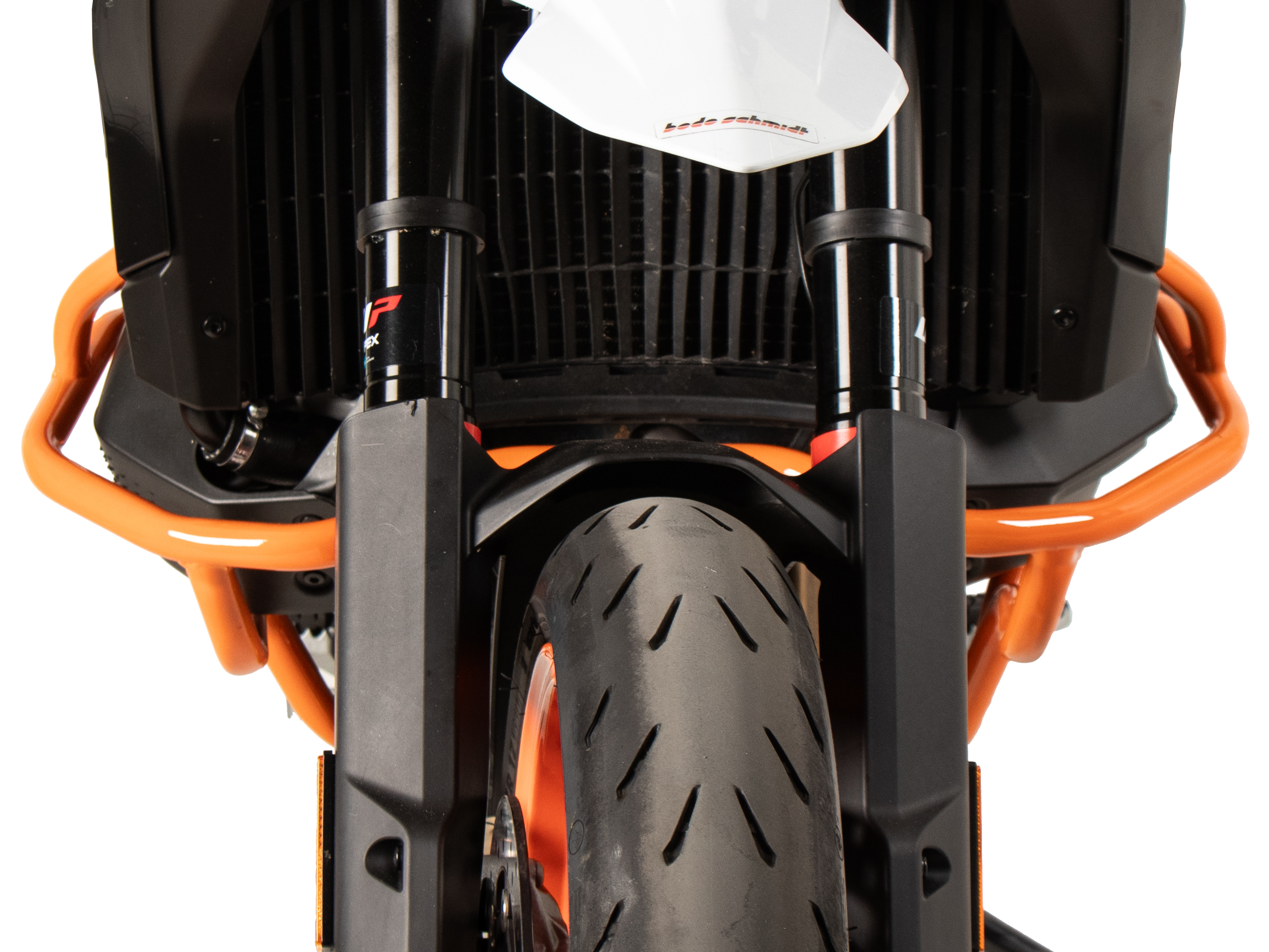 Arceau de protection moteur orange pour KTM 890 SMT (23-) Hepco & Becker