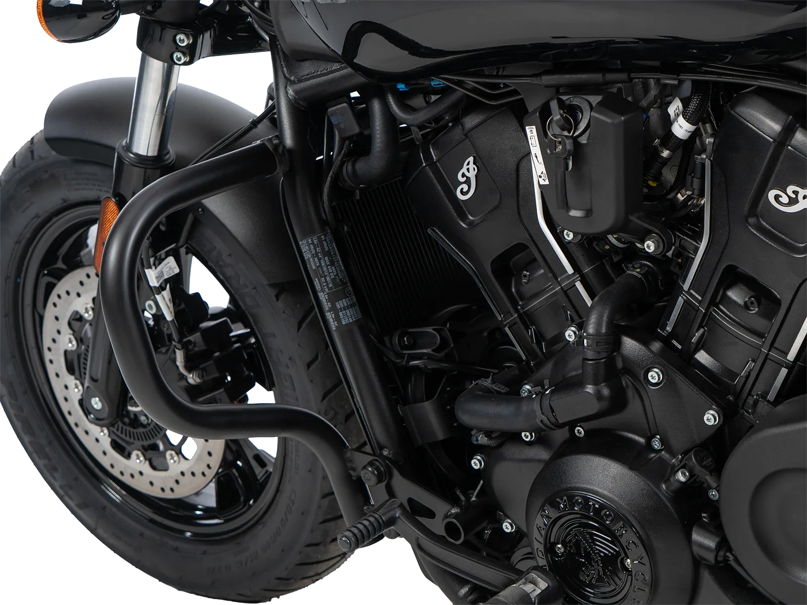 Arceau de protection moteur noir pour Indian Scout Sixty Classic (25-) Hepco & Becker