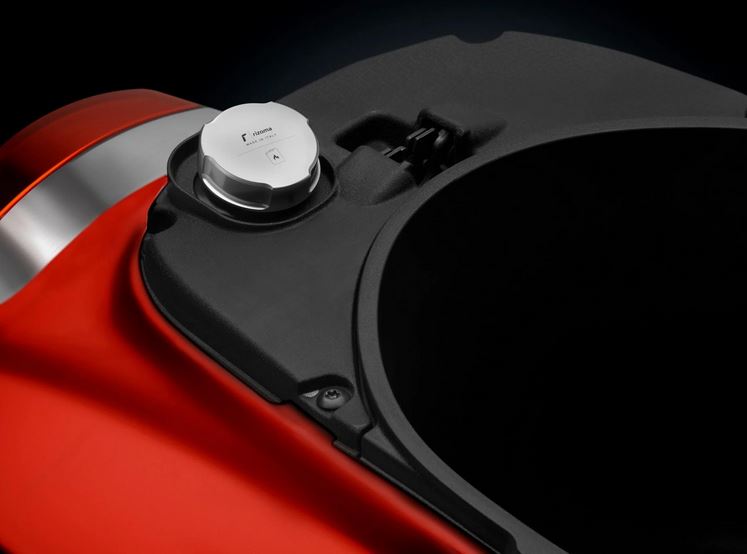 Bouchon de réservoir RIZOMA pour Vespa, argenté