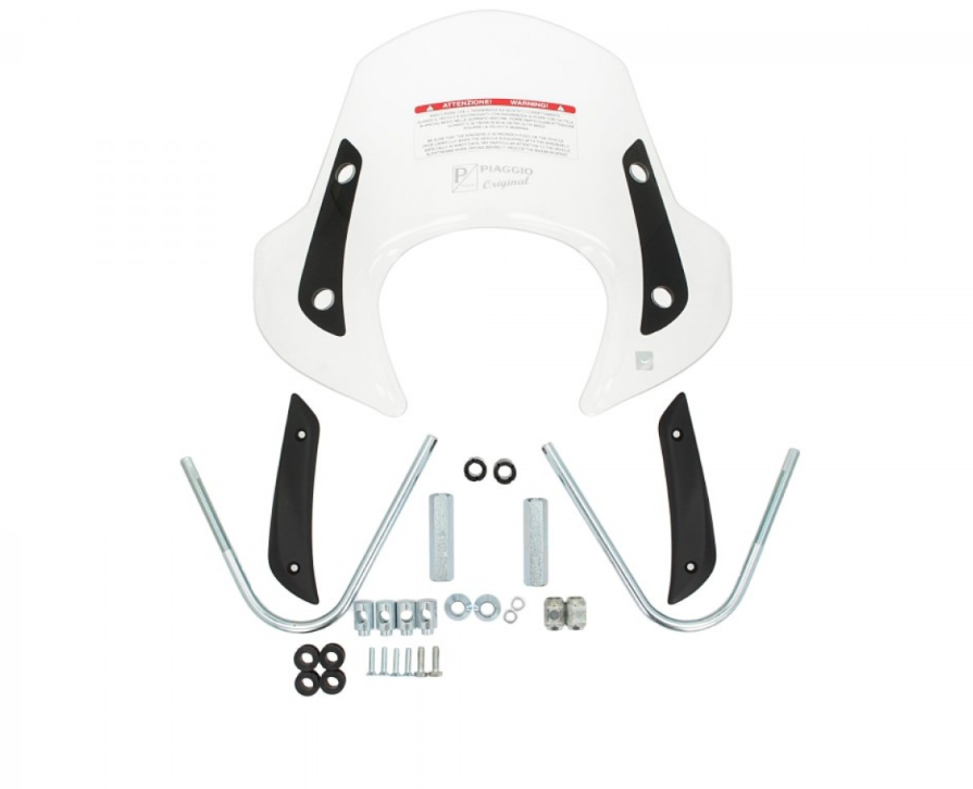 Pare-brise sport complet, transparent pour Liberty Original Piaggio