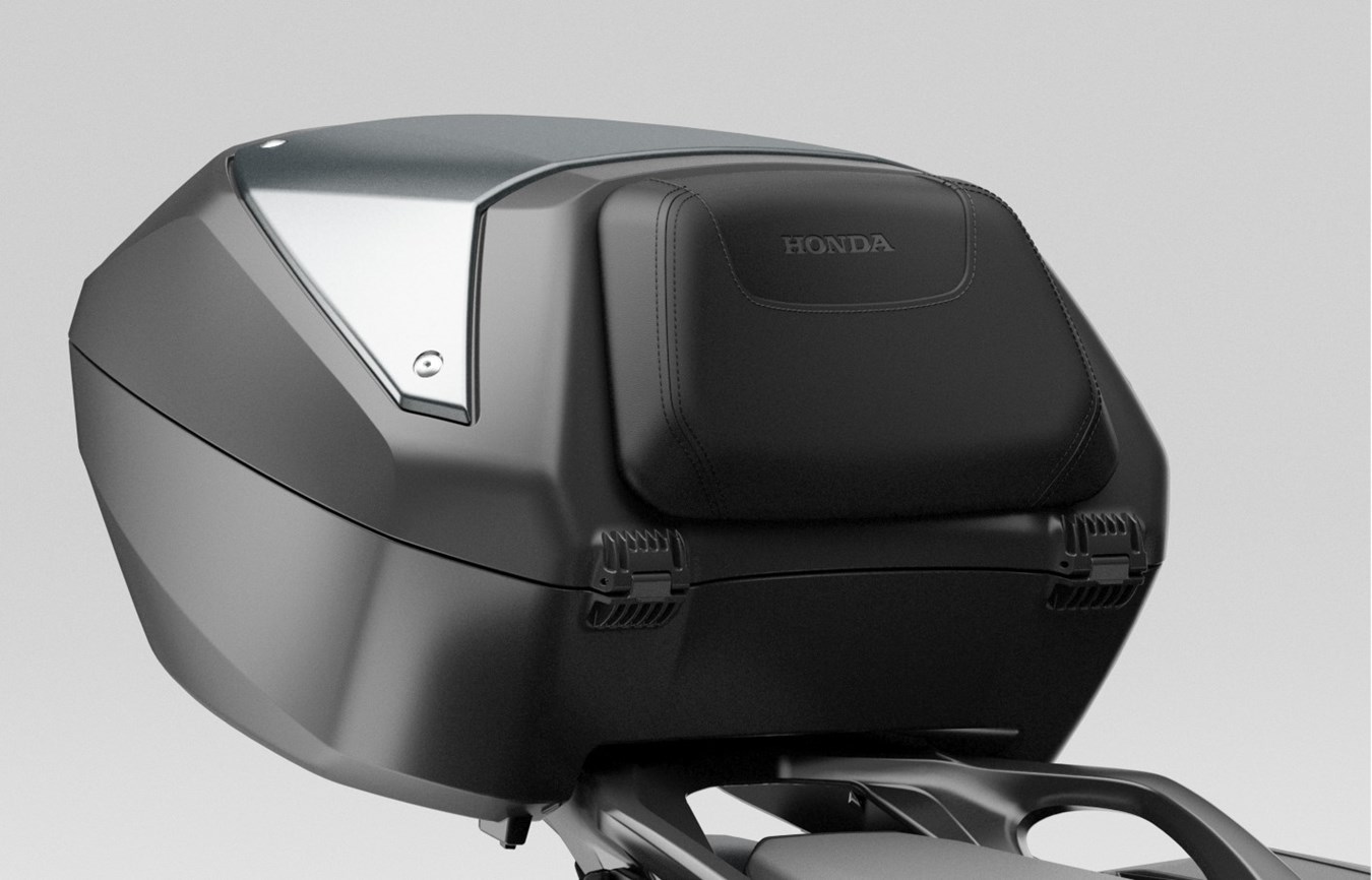 Coussin dorsal noir / noir pour top case 50 litres d'origine Honda