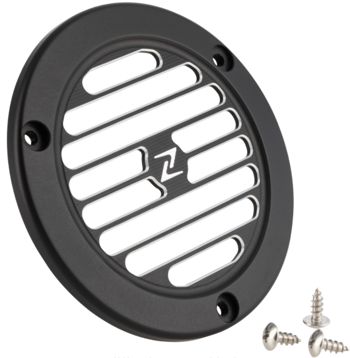 Cache roue de ventilateur vintage pour Vespa Primavera/​Sprint 3V i.e. 125/​150cc 4T AC, noir