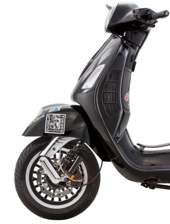 Amortisseur "Black Edition", avant pour Vespa Primavera/Sprint 50 -150ccm 2T/4T AC, noir