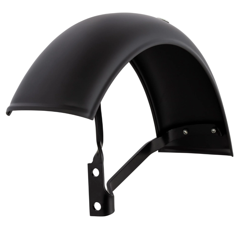 Aile Garelli pour Vespa PX 80-200ccm, métal, noir mat