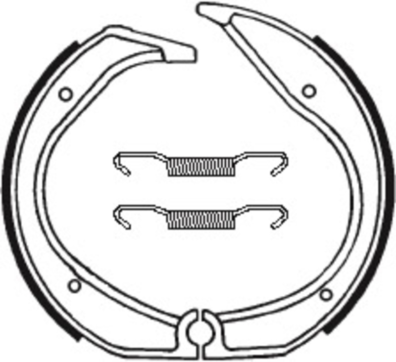 Mâchoires de frein organiques Tecnium Street - BA140