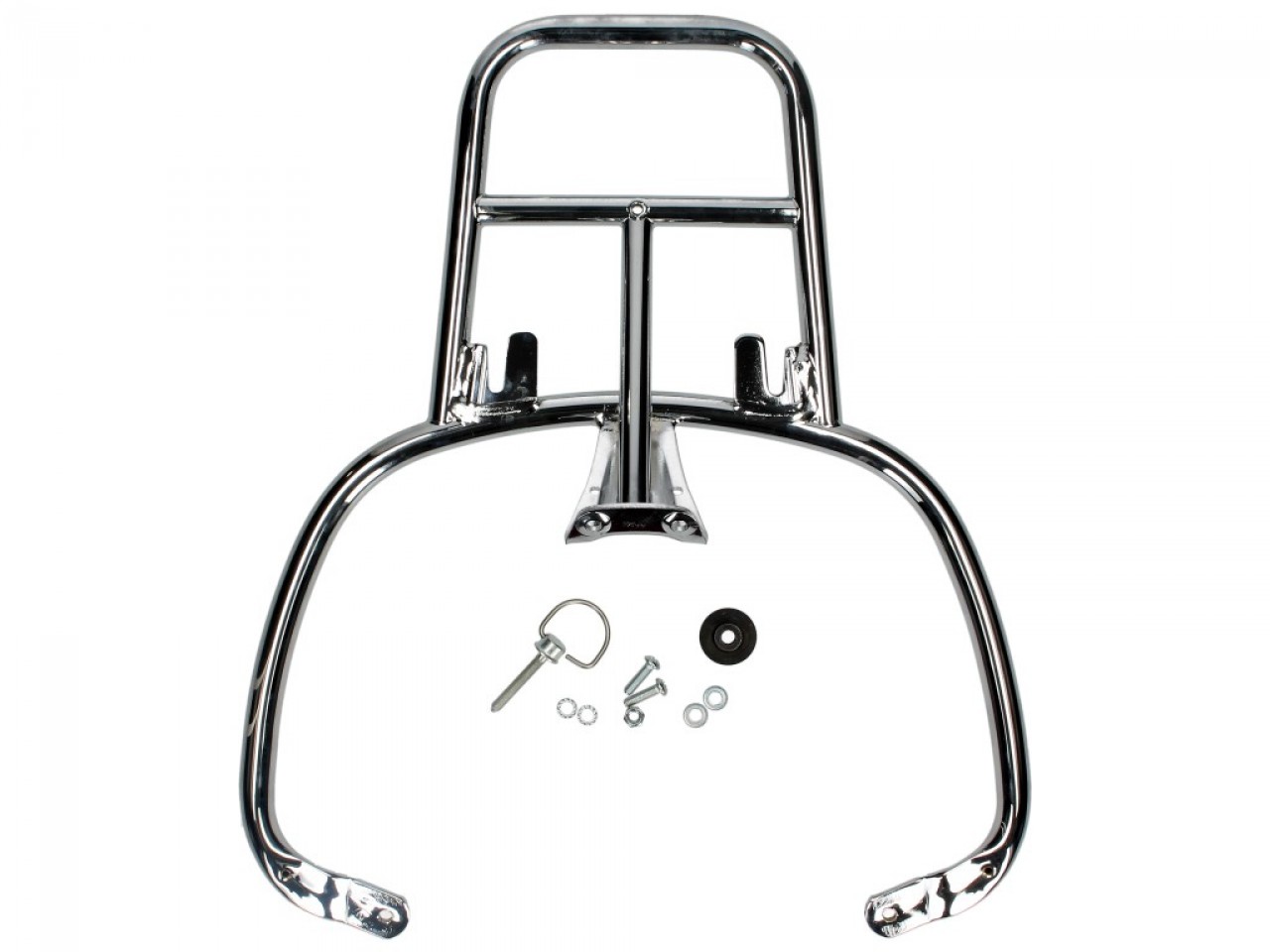 Kit top case 32L blue midnight (222/A), coussin dorsal beige pour Vespa Sprint / Primavera