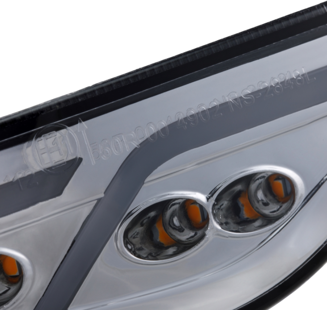 Kit clignotants avant & arrière pour Vespa Primavera/Sprint 125-150ccm 2T/4T AC, teinté