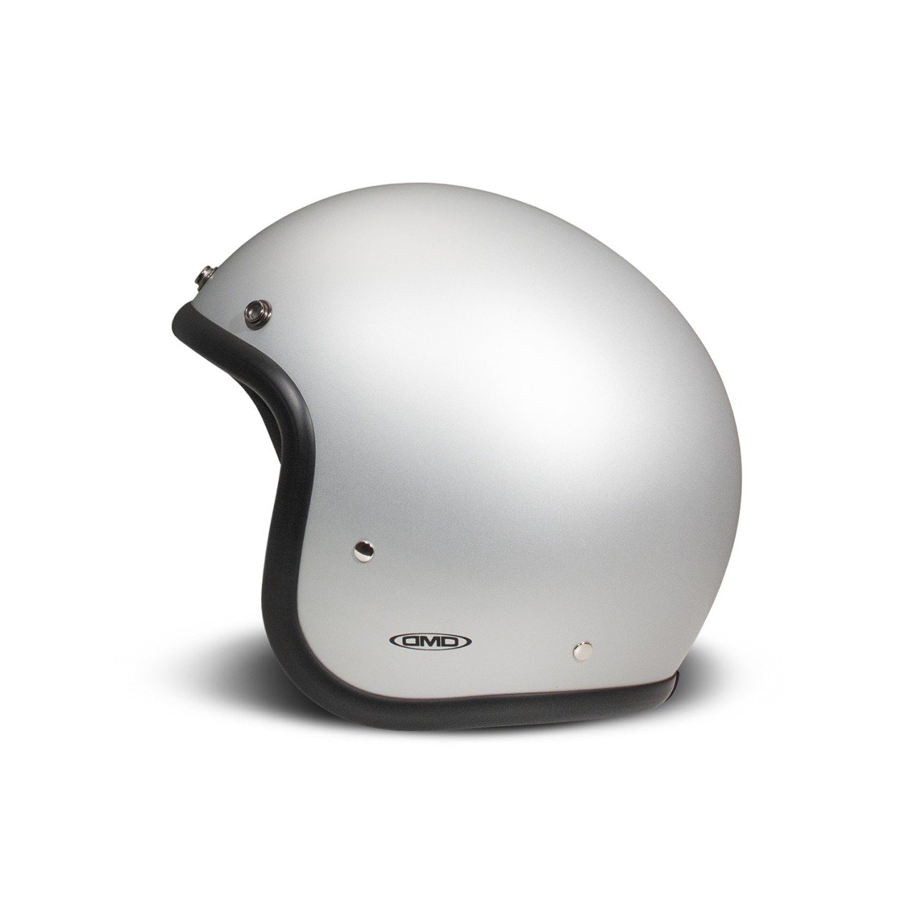 DMD casque jet rétro, aluminium, mat, aluminium, fibre de verre, ECE 22.06