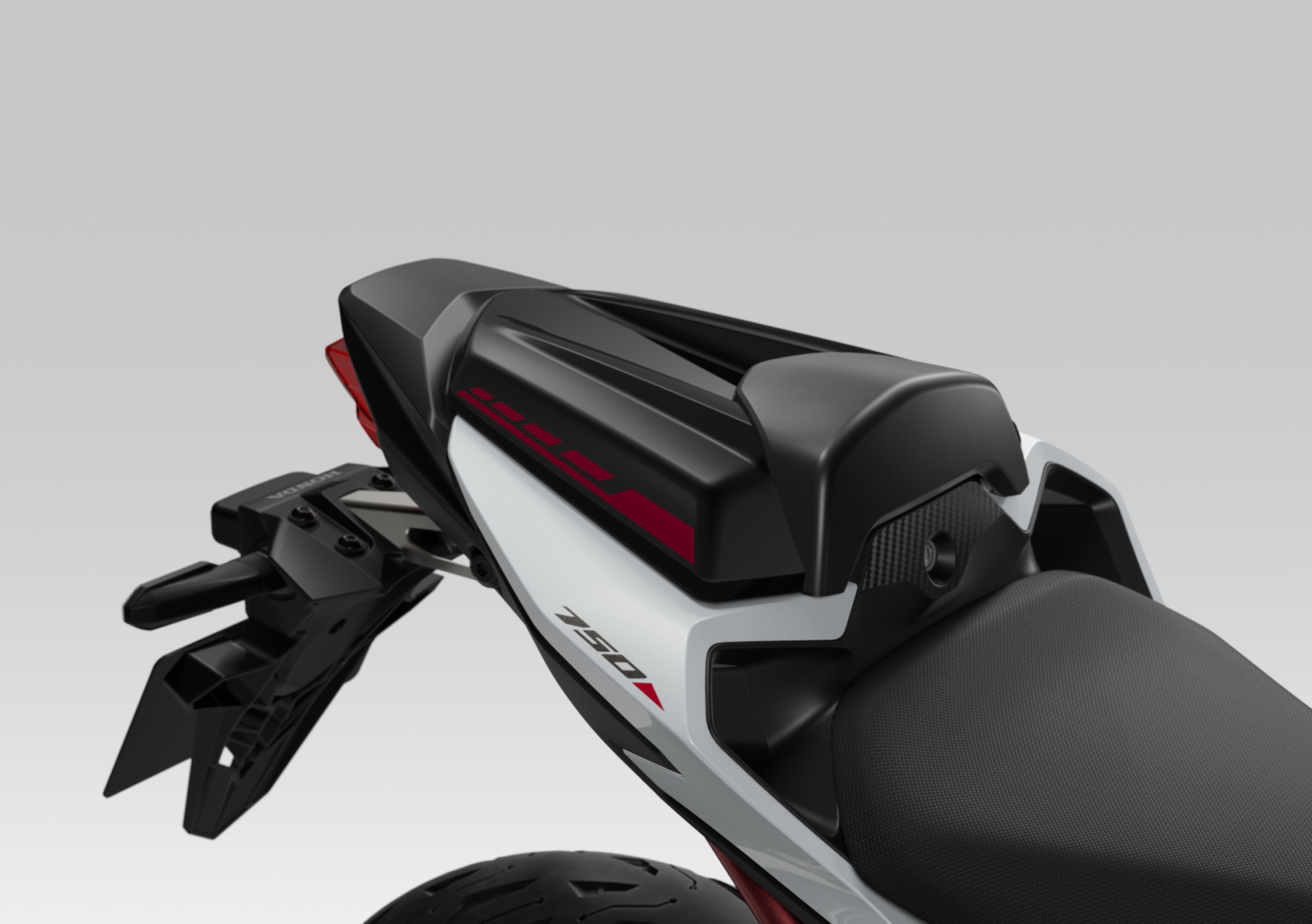 Couverture de siège passager rouge pour Honda CB 750 Hornet (25-) Original