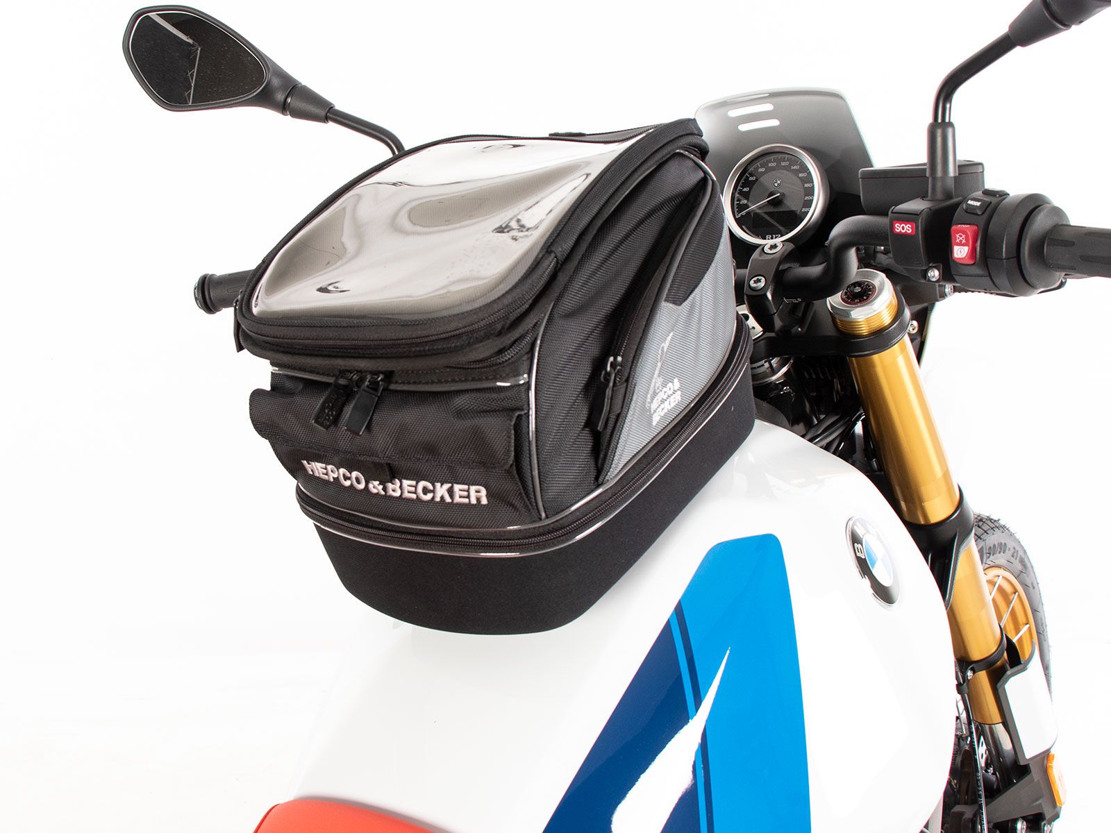 Anneau de réservoir Basic avec unité de fermeture de la sacoche de réservoir pour BMW R 12 G/S (25-) Hepco & Becker