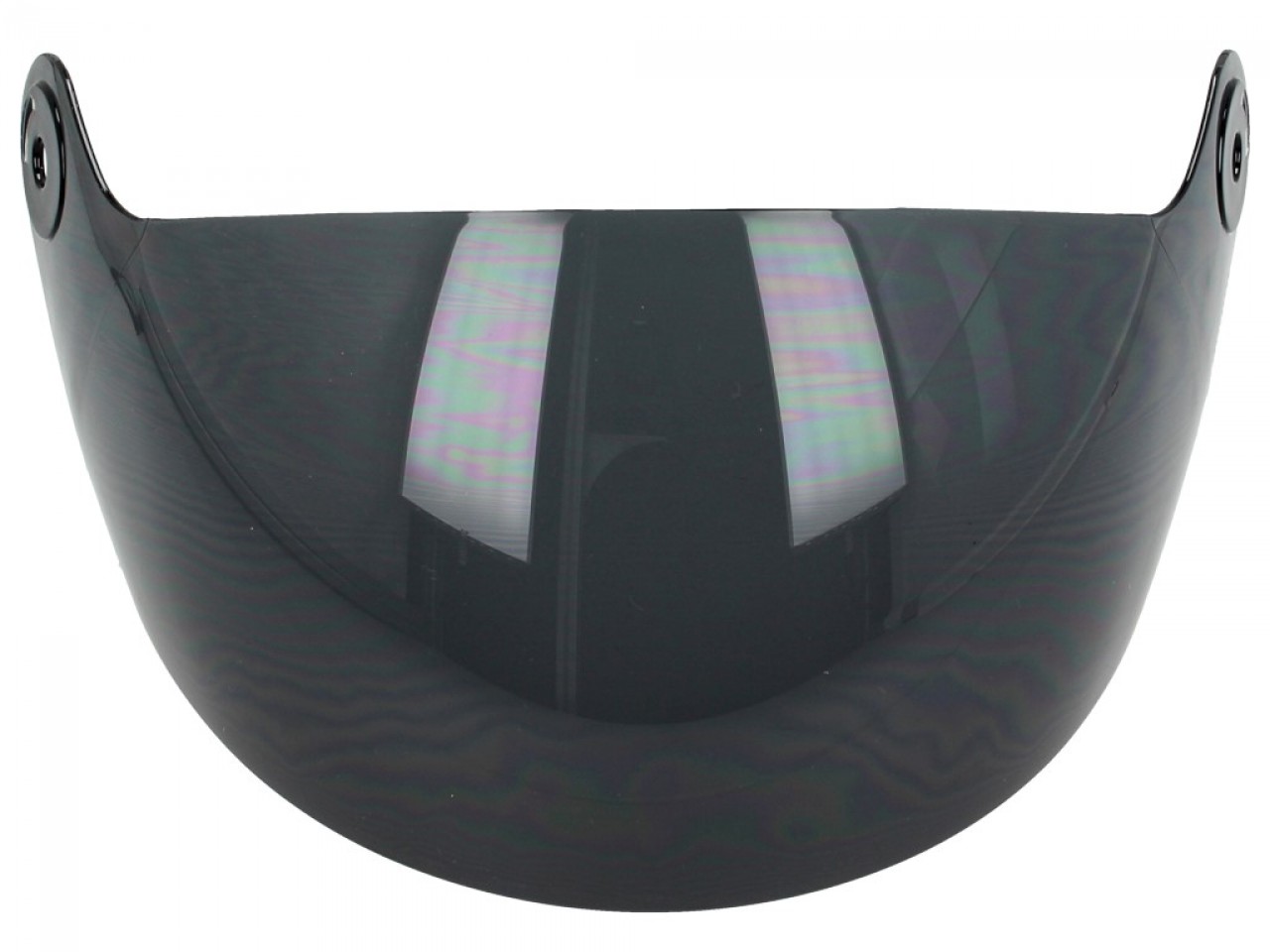 Visière Helmo Milano pour casque Turbine, teintée, anti-rayures, longue