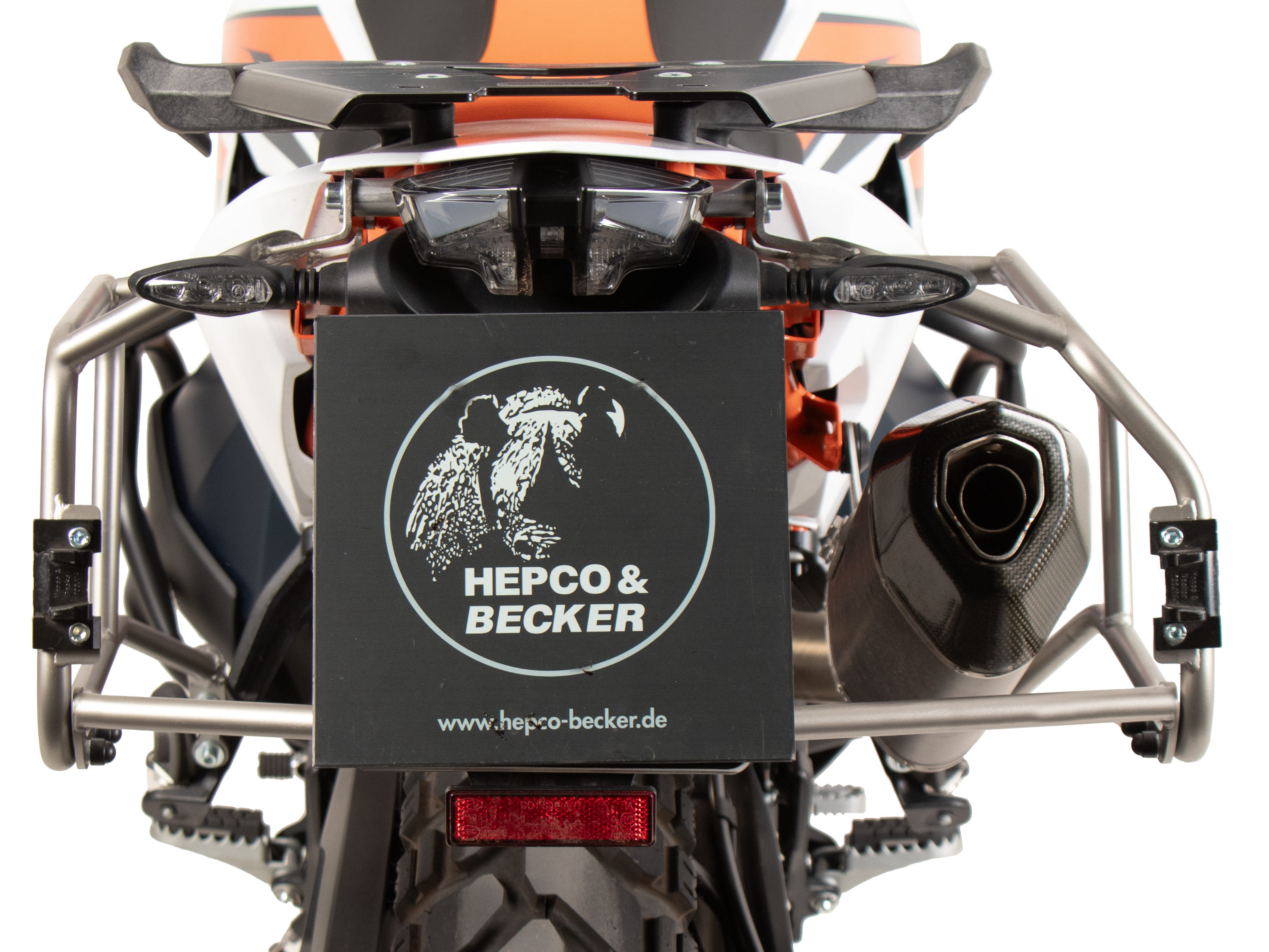 Porte-bagages latéraux Cutout pour KTM 790 Adventure (24-) Hepco & Becker