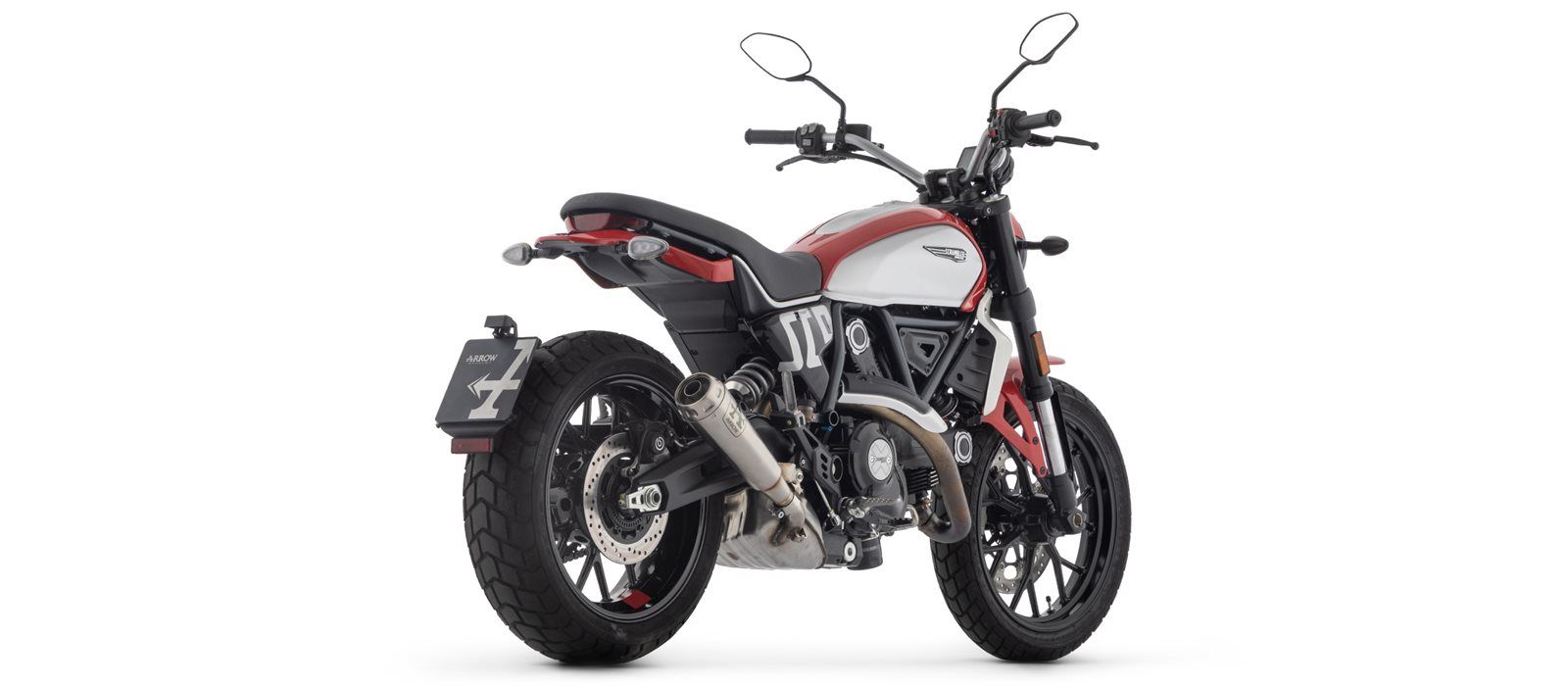 ARROW pot d'échappement PRO-RACE inox pour Ducati Scrambler 800 (23-)