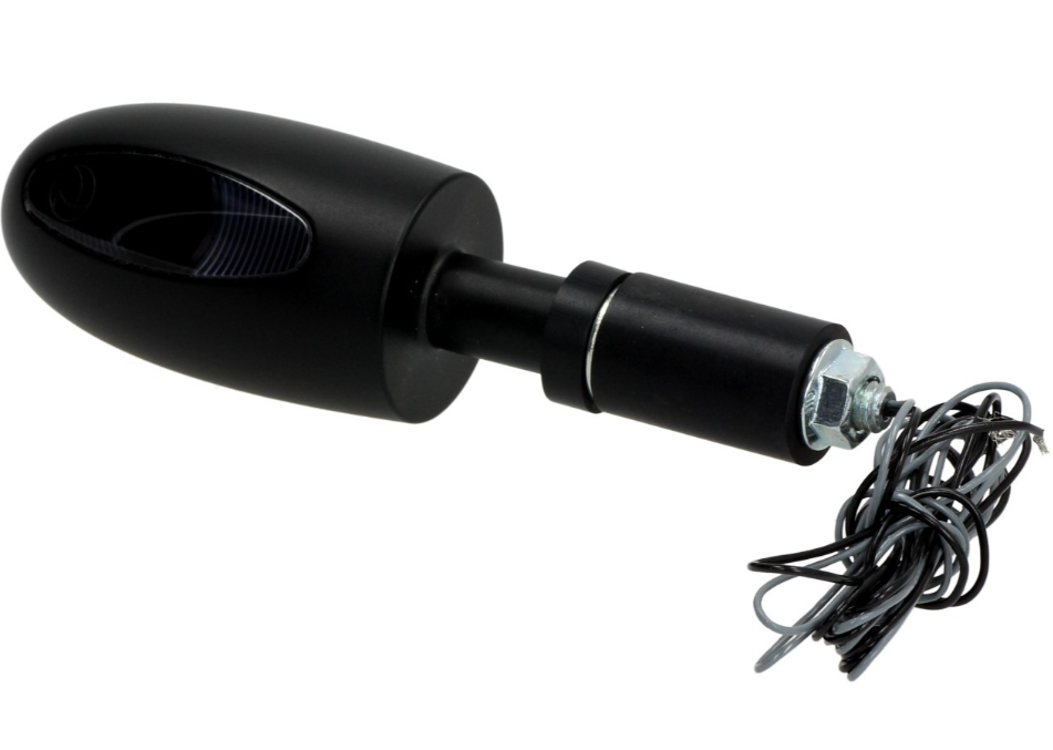 Clignotant Kellermann, BL 1000 Dark, acier, LED, VR/VL, 12 V, noir satiné, homologué E