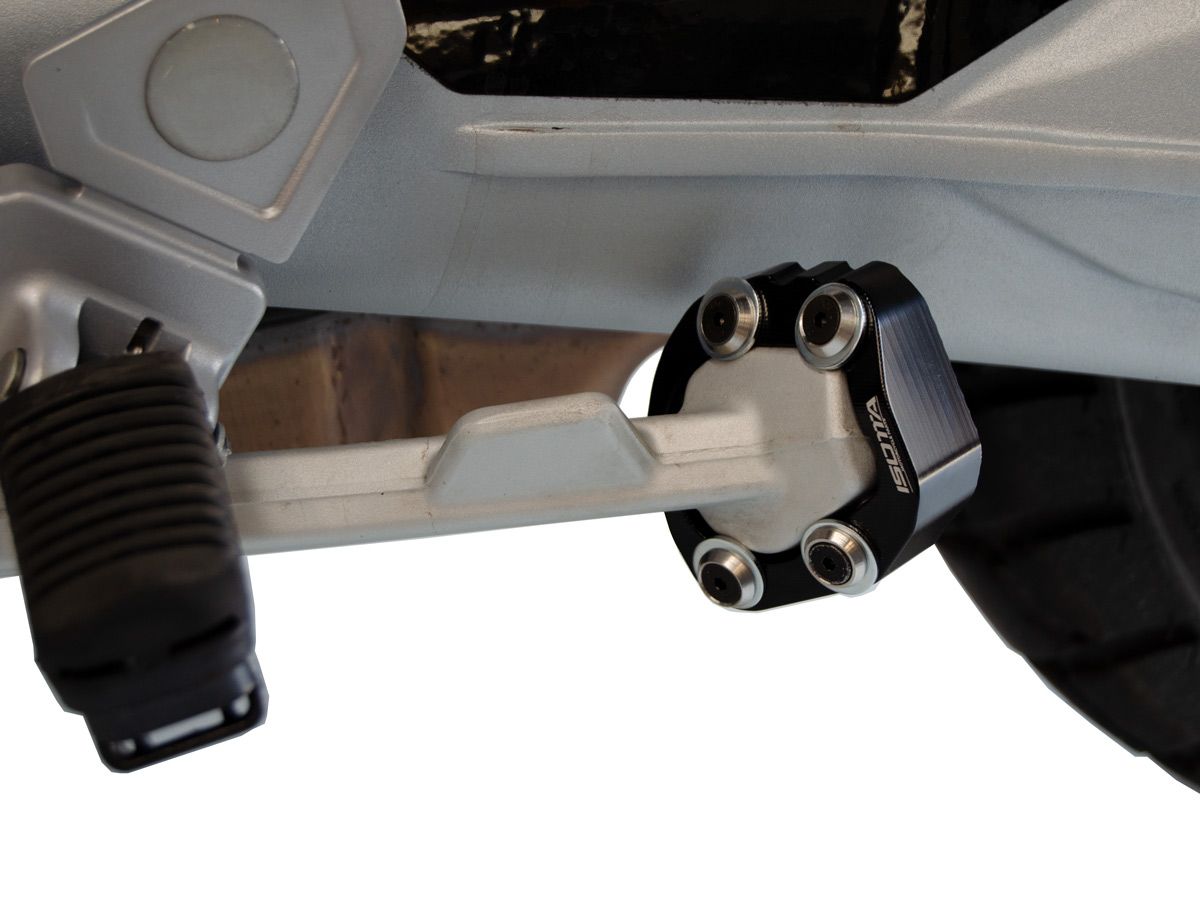 Élargissement du pied de béquille latérale pour Moto Guzzi Stelvio 1000
