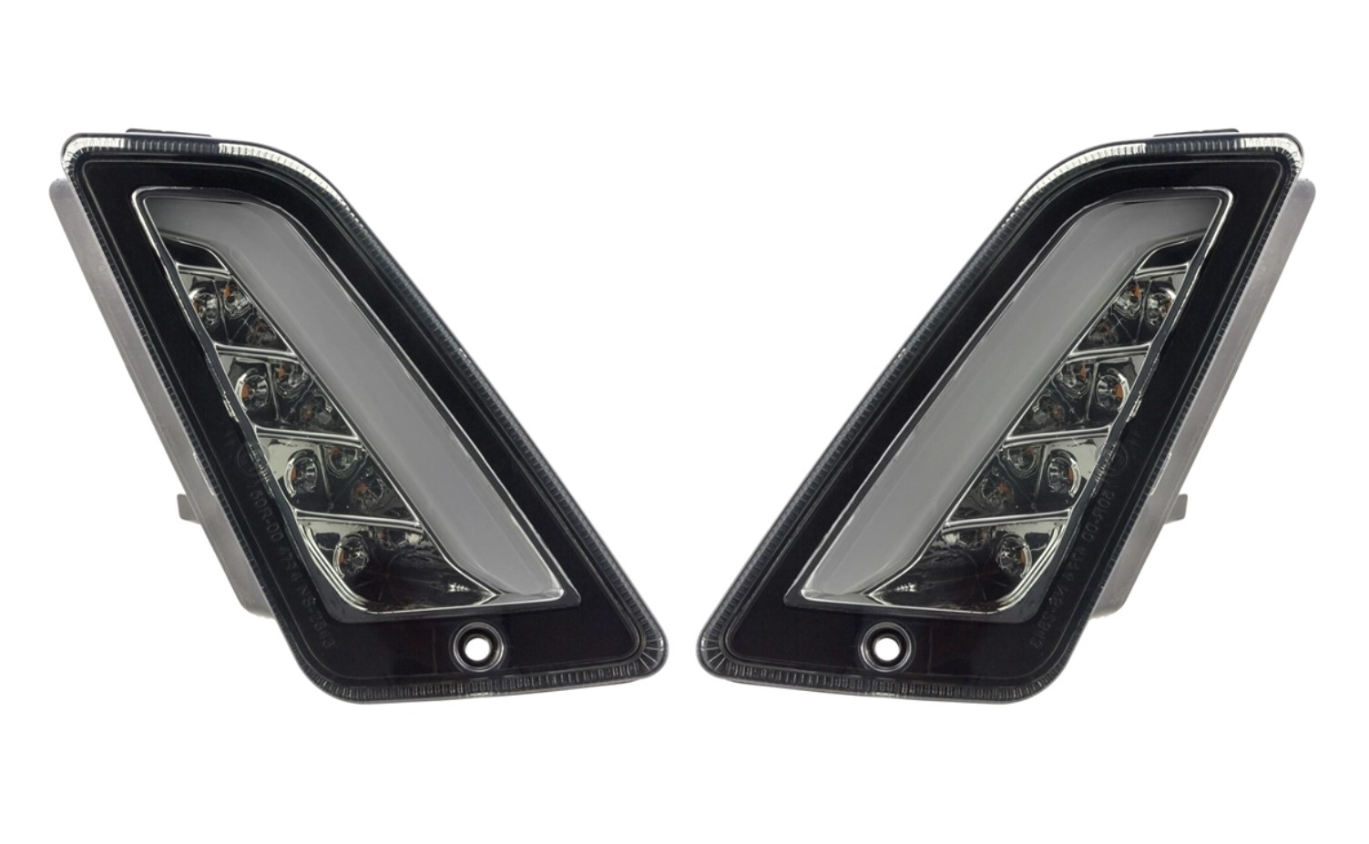 Kit clignotants avant gauche/droite pour Vespa GTS/GTS Super/GTV 125-300ccm ('14-), teinté