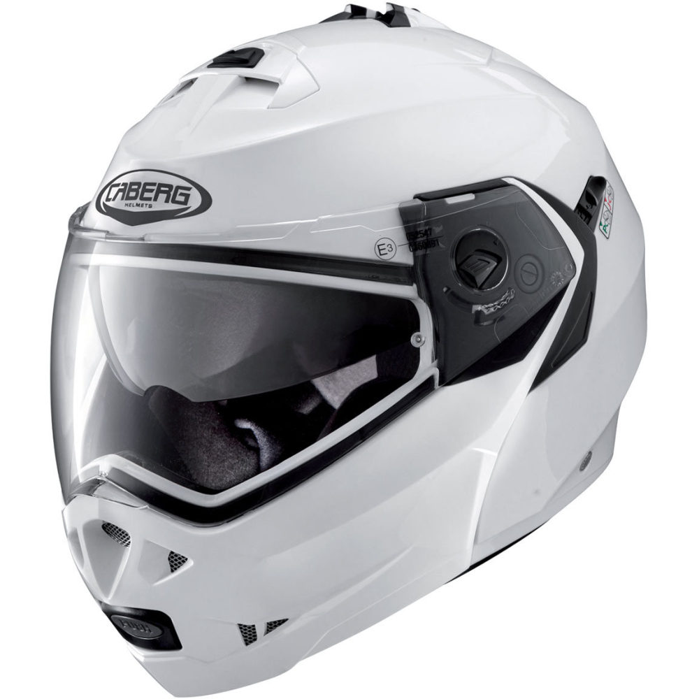 Caberg casque Duke II, blanc métallisé