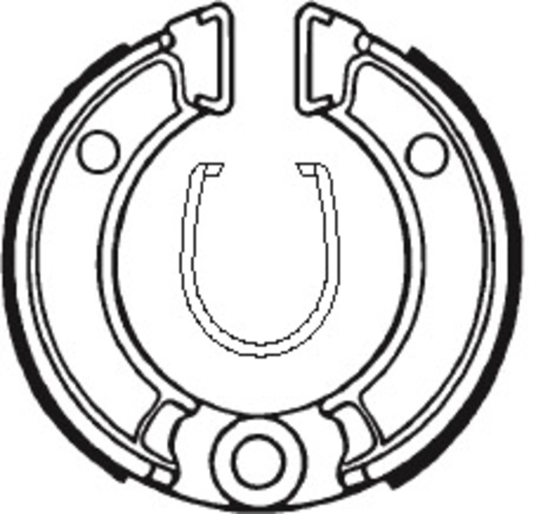 Patins de frein organiques Tecnium Scooter/Street/Off-Road - BA010