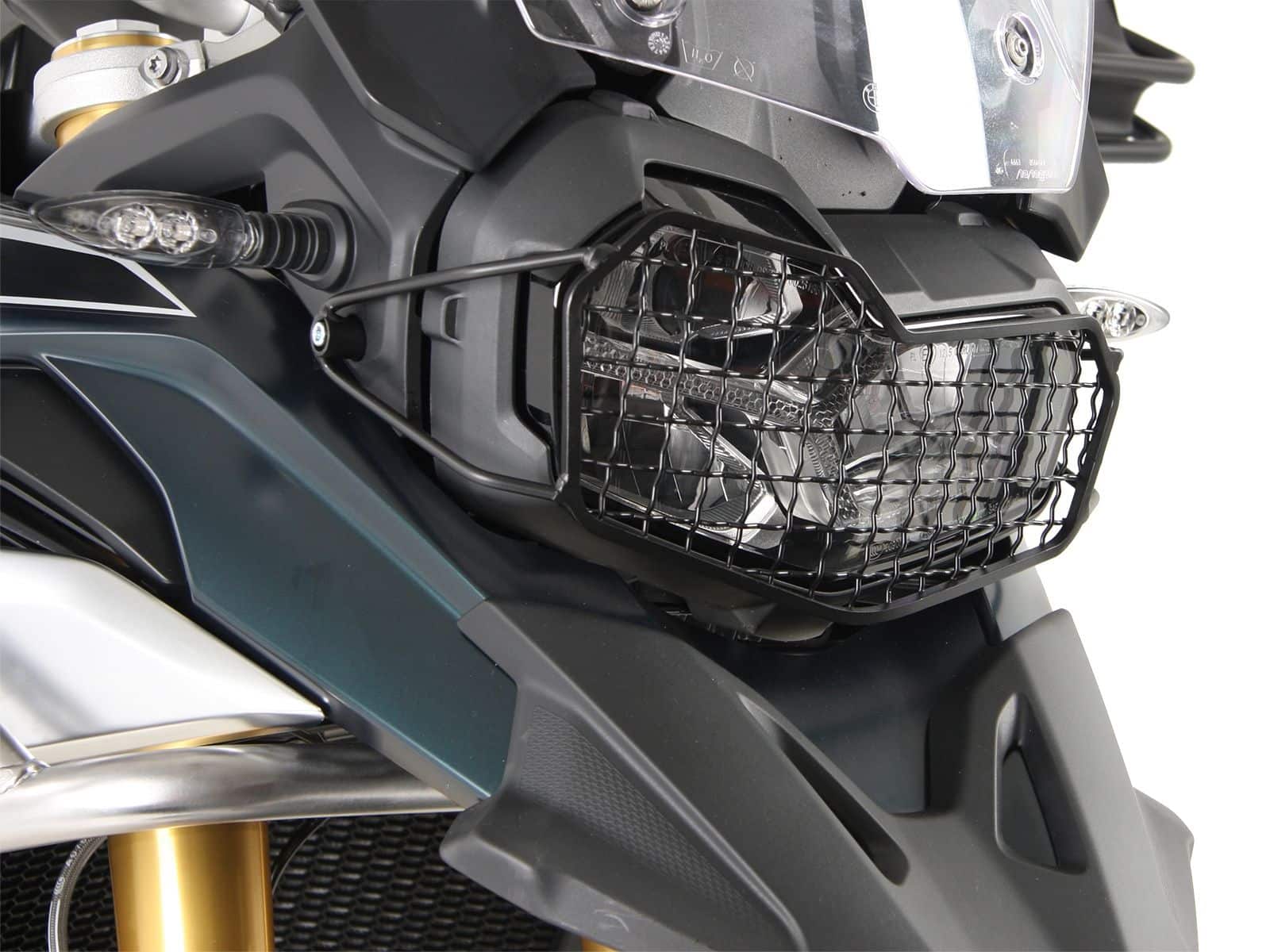 Grille de protection des feux noire pour BMW F 850 GS Hepco & Becker
