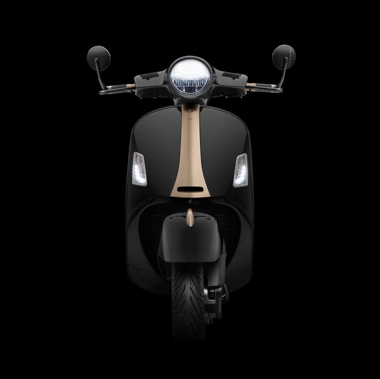 Levier sport RIZOMA 3D, gauche pour Vespa GTS/GTS Super/GTV/GT (-`22), noir anodisé