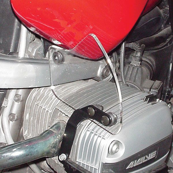 Protège-jambes pour BMW R 1100 GS (94-99), la paire, gris fumé