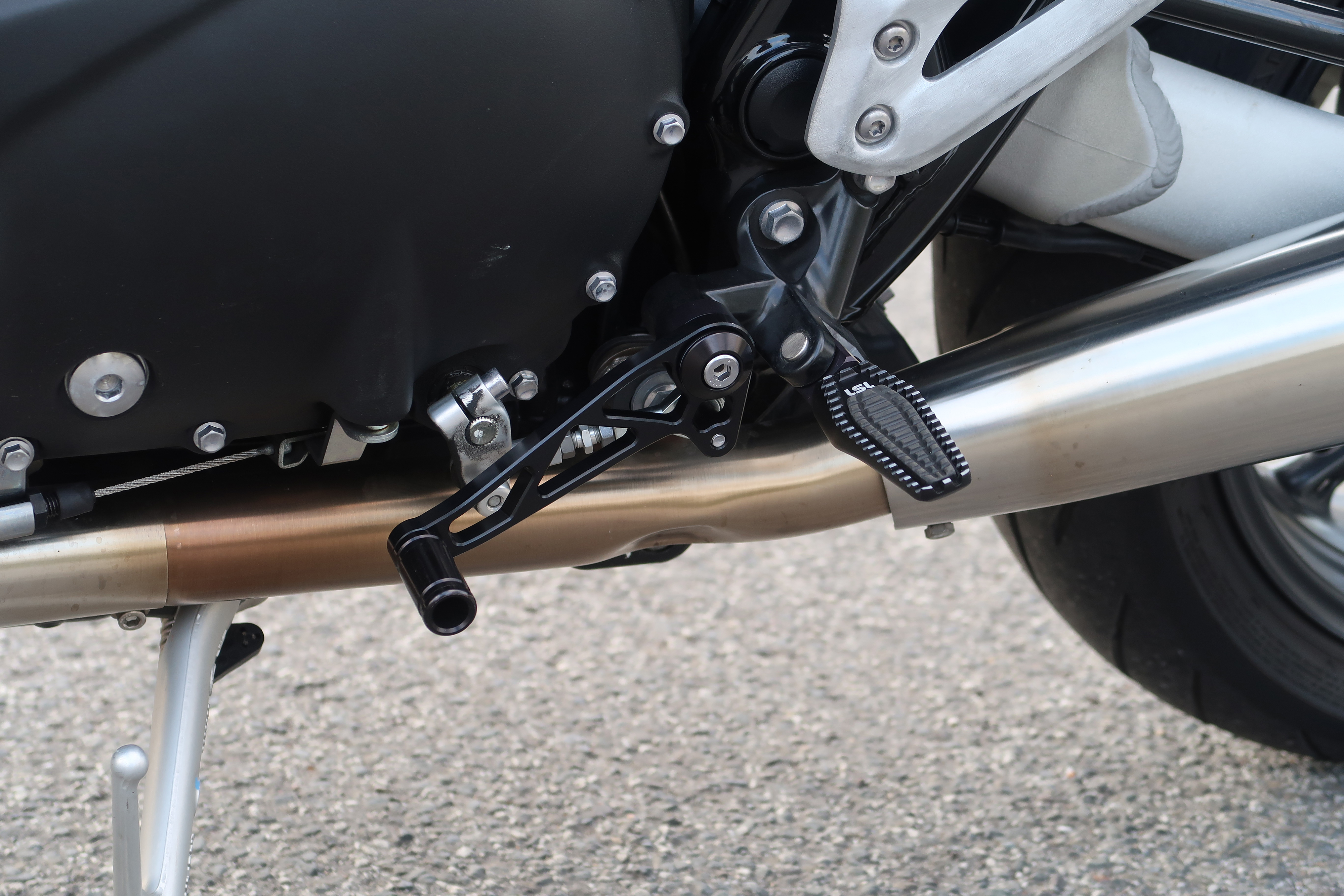 LSL Schalt- und Bremshebel Speed Twin 1200 19-, schwarz