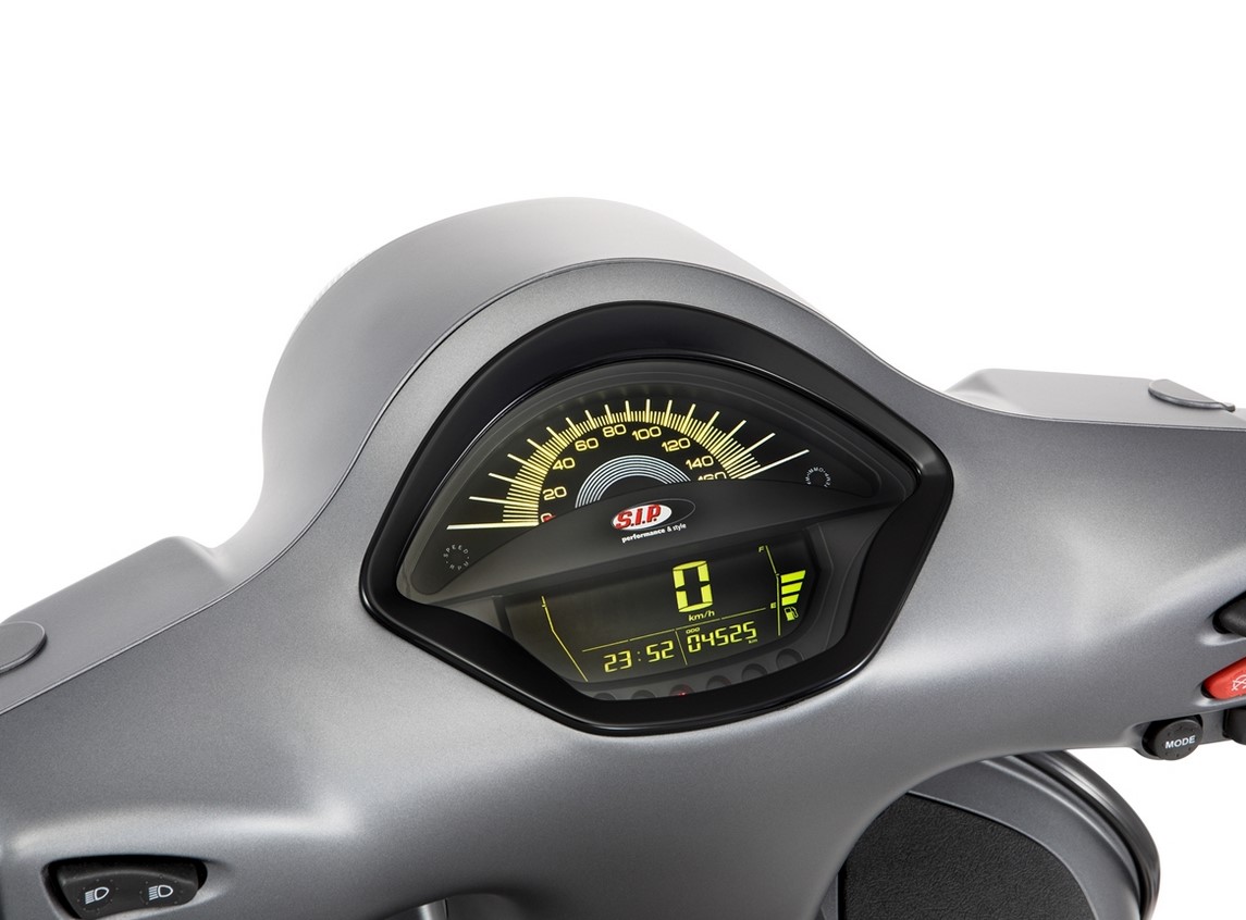 Compte-tours/tachymètre pour Vespa GTS/GTS Super 300ccm FL ('14-), noir