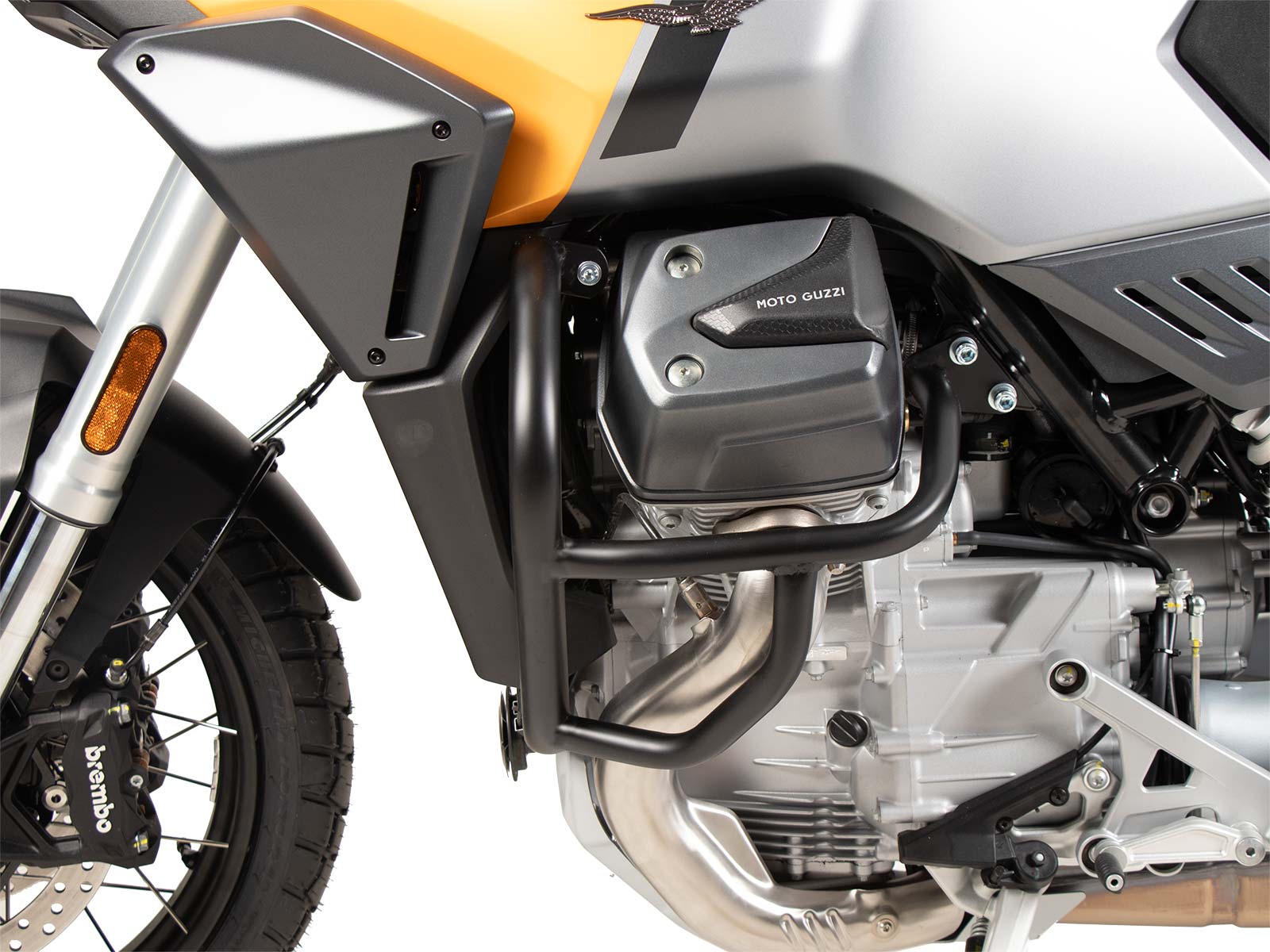 Arceau de protection moteur noir pour Moto Guzzi Stelvio (24-) Hepco & Becker