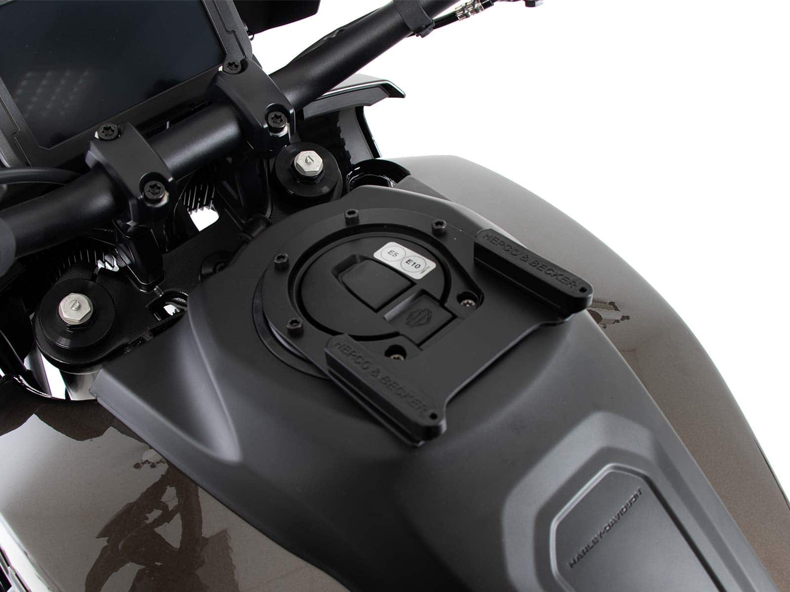 Anneau de réservoir Basic avec unité de fermeture de la sacoche de réservoir pour Harley Davidson Pan America (21-)