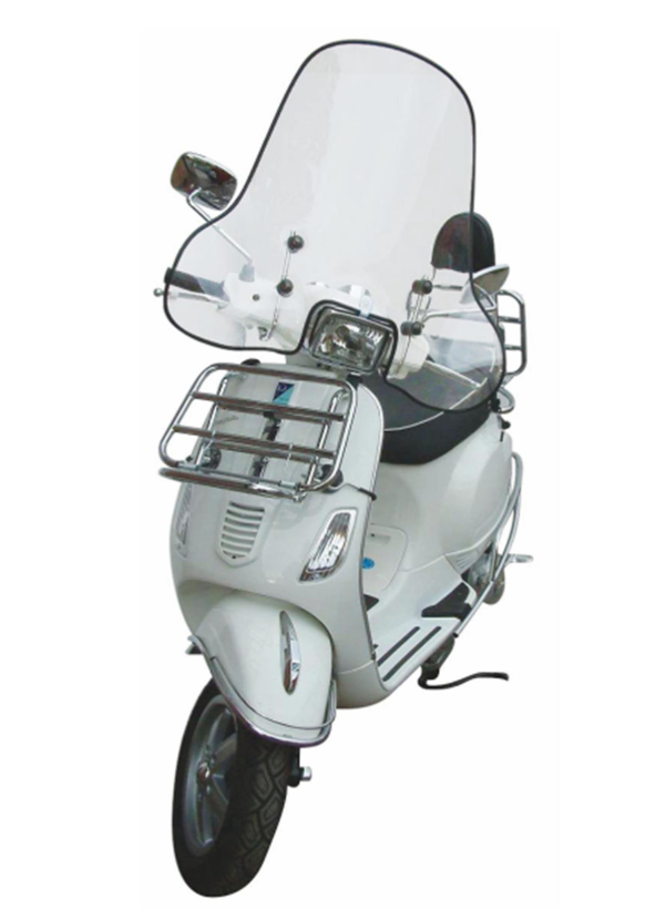 Pare-chocs aile avant pour Vespa LX/LXV 50-150ccm, chrome