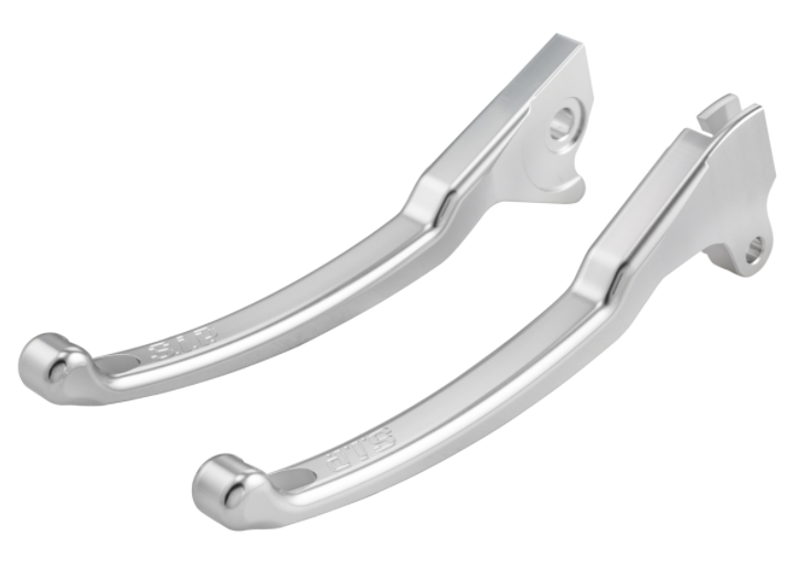 Jeu de leviers sport frein gauche/droit pour Vespa LX/​LXV/​S/​Primavera/​Sprint 50-150ccm, argent