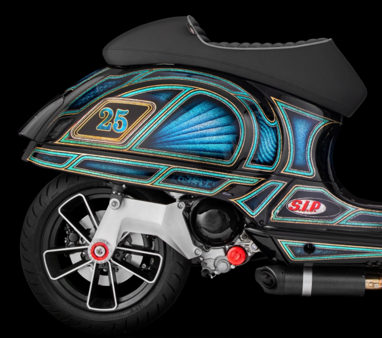 Bras oscillant, arrière pour Vespa GTS/GTS Super/GTV/GT 60/GT/GT L 125-300ccm sans ABS, argenté