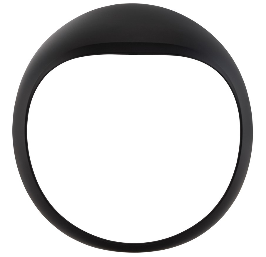 Anneau de lampe pour Vespa GTS/GTS Super/GT/GT L 125-300ccm, noir mat