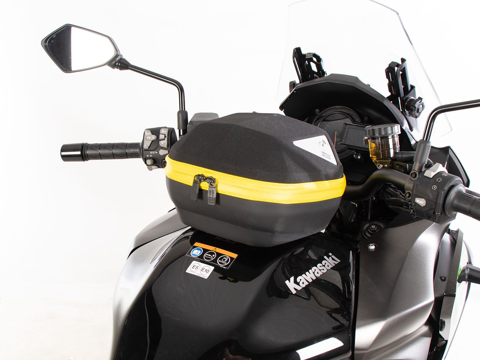 Anneau de réservoir Basic avec unité de fermeture de la sacoche de réservoir pour Kawasaki Versys 1100 /SE (25- ) Hepco & Becker