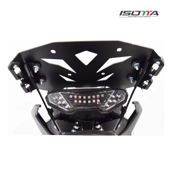 Porte-bagages noir pour Yamaha Tracer 700 (2020)