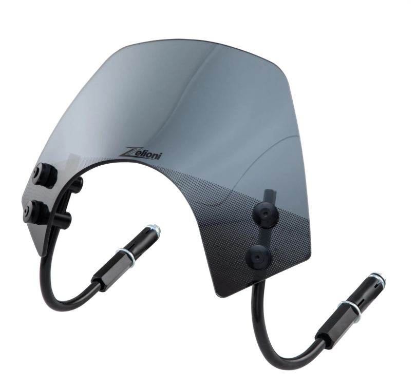 Flyscreen ZELIONI Racing pour Vespa GTS/GTS Super/GT/GT L 125-300ccm, teinté noir