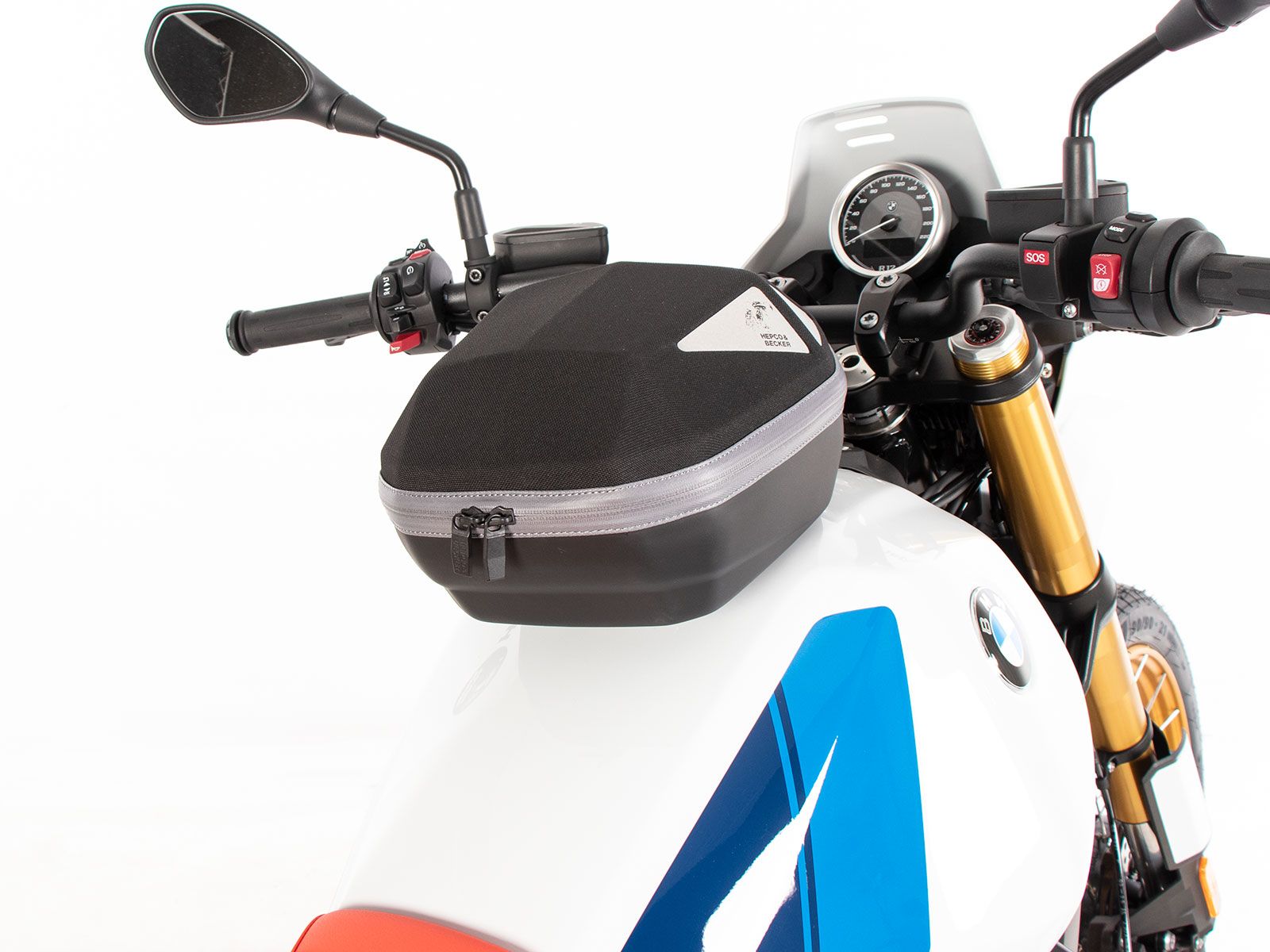 Anneau de réservoir Basic avec unité de fermeture de la sacoche de réservoir pour BMW R 12 G/S (25-) Hepco & Becker