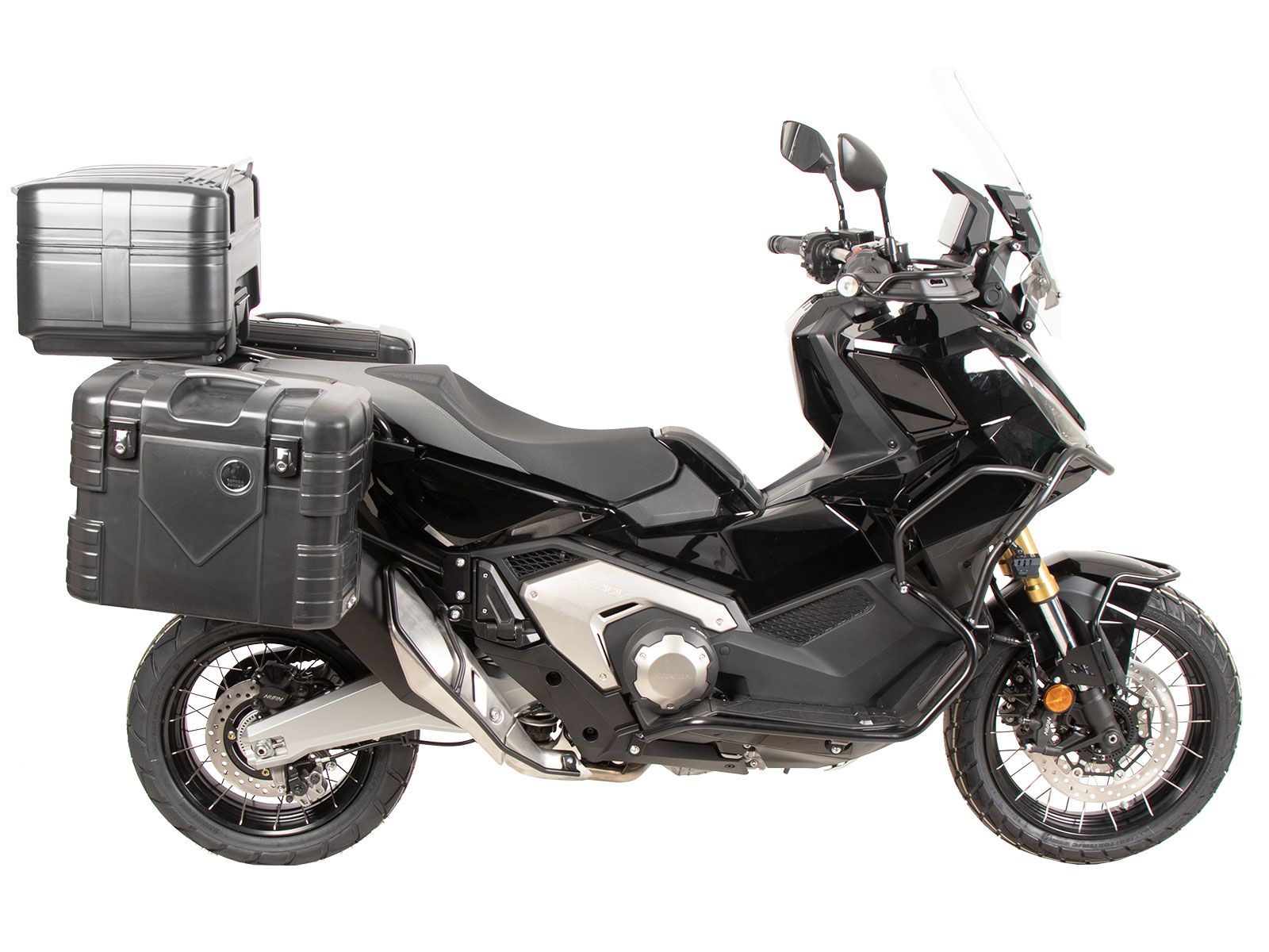 Support de top case Alurack noir pour Honda X-ADV (25- ) Hepco & Becker