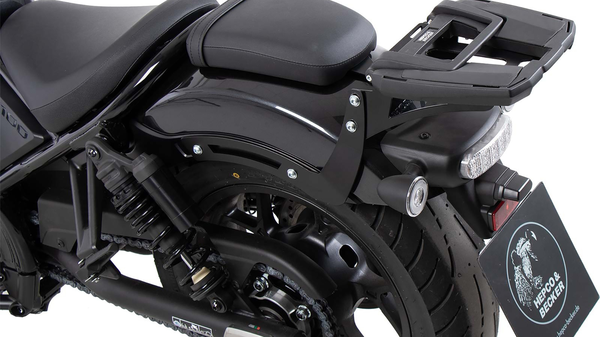 Support de top case Easyrack noir pour Honda CMX 1100 Rebel /DCT (21-24) Hepco & Becker