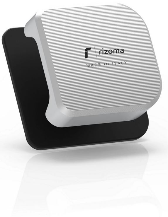 Crochet à bagages RIZOMA pour Vespa GTS/GTS Super/GTV 125-300ccm (`23-), argent/noir