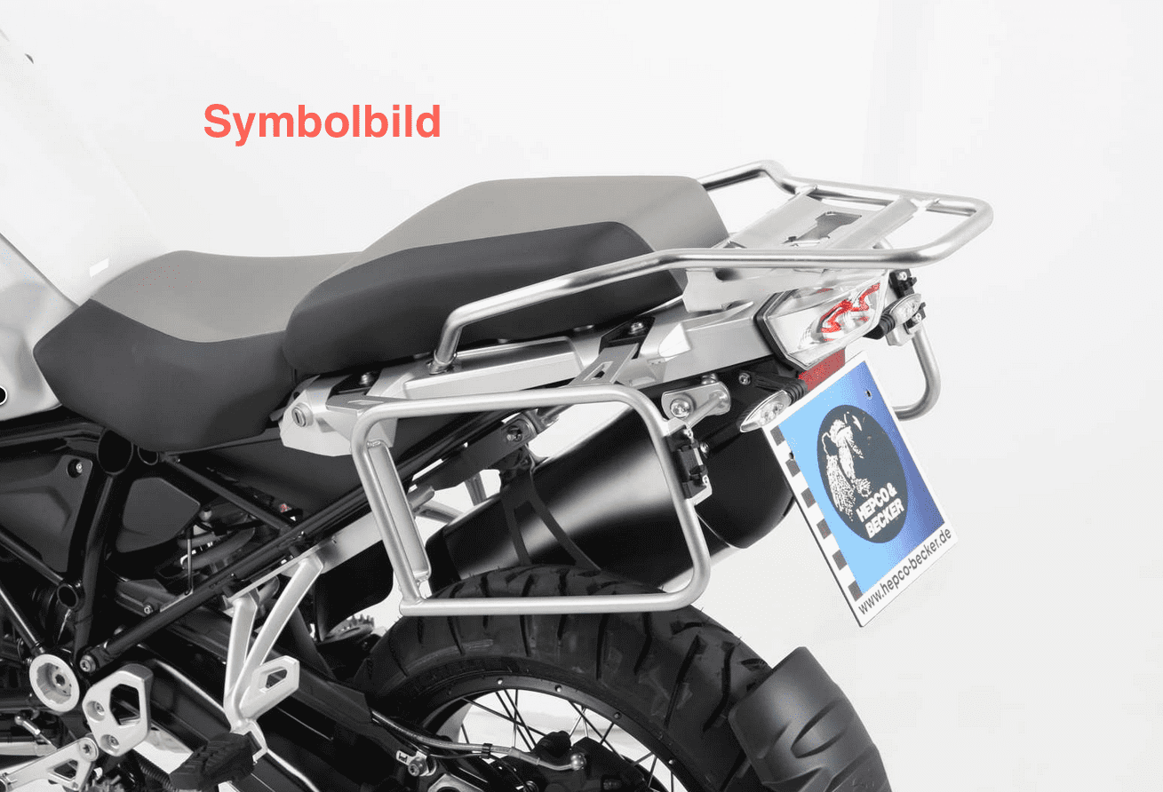 Porte-bagages latéraux Lock-it noir pour BMW R 1200 GS LC Adventure (14-18) Hepco & Becker