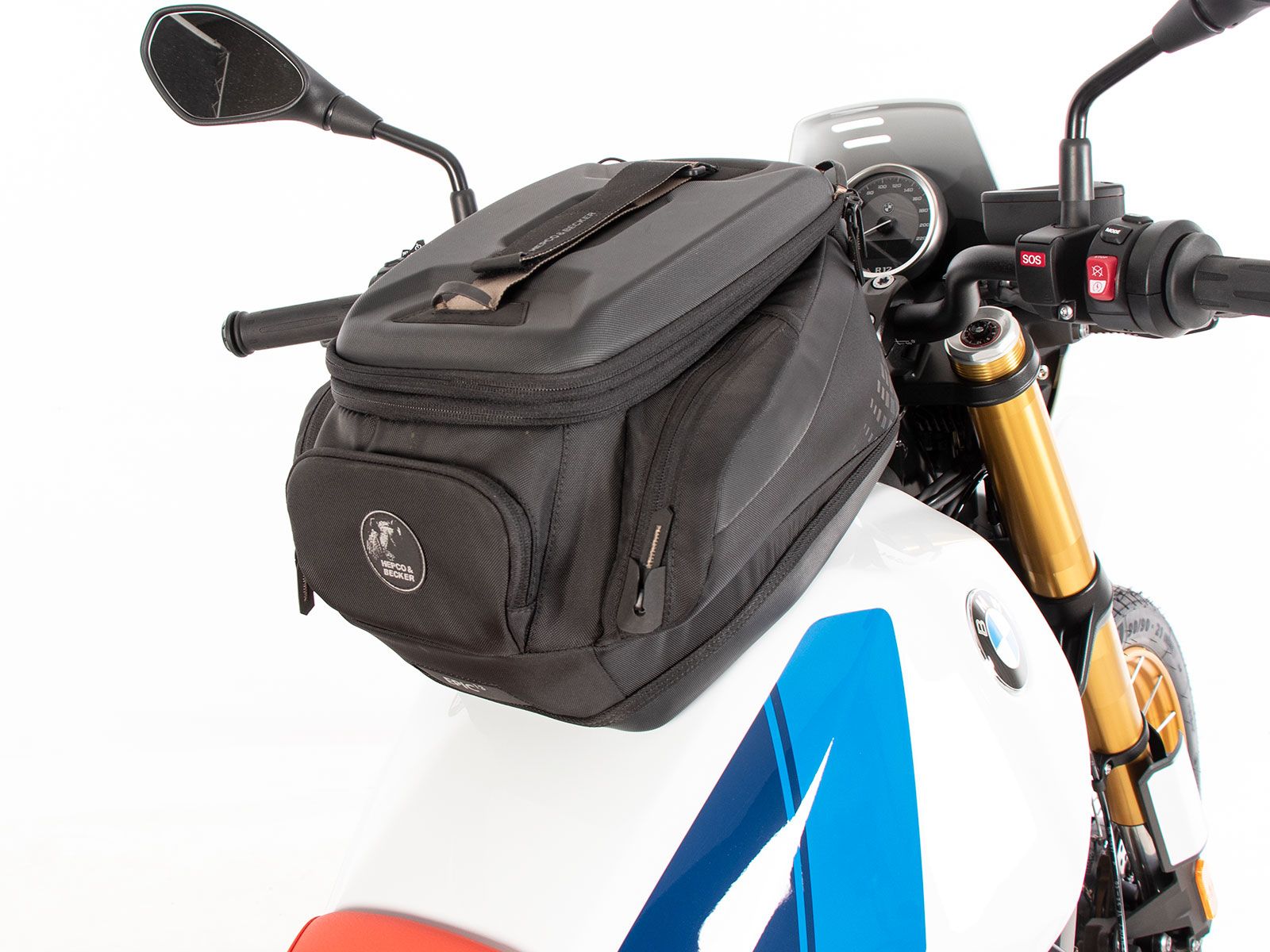 Anneau de réservoir Basic avec unité de fermeture de la sacoche de réservoir pour BMW R 12 G/S (25-) Hepco & Becker