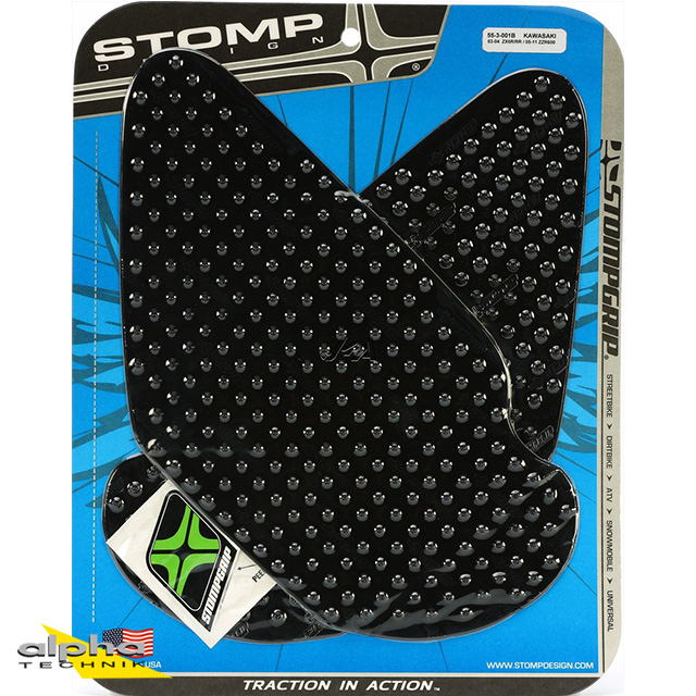 Stompgrip noir Volcano pour Kawasaki ZX6R/RR