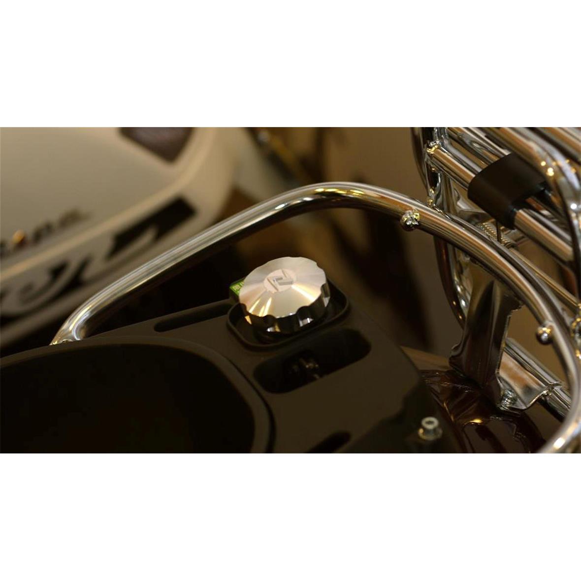 Bouchon de réservoir argent, Zelioni pour Vespa