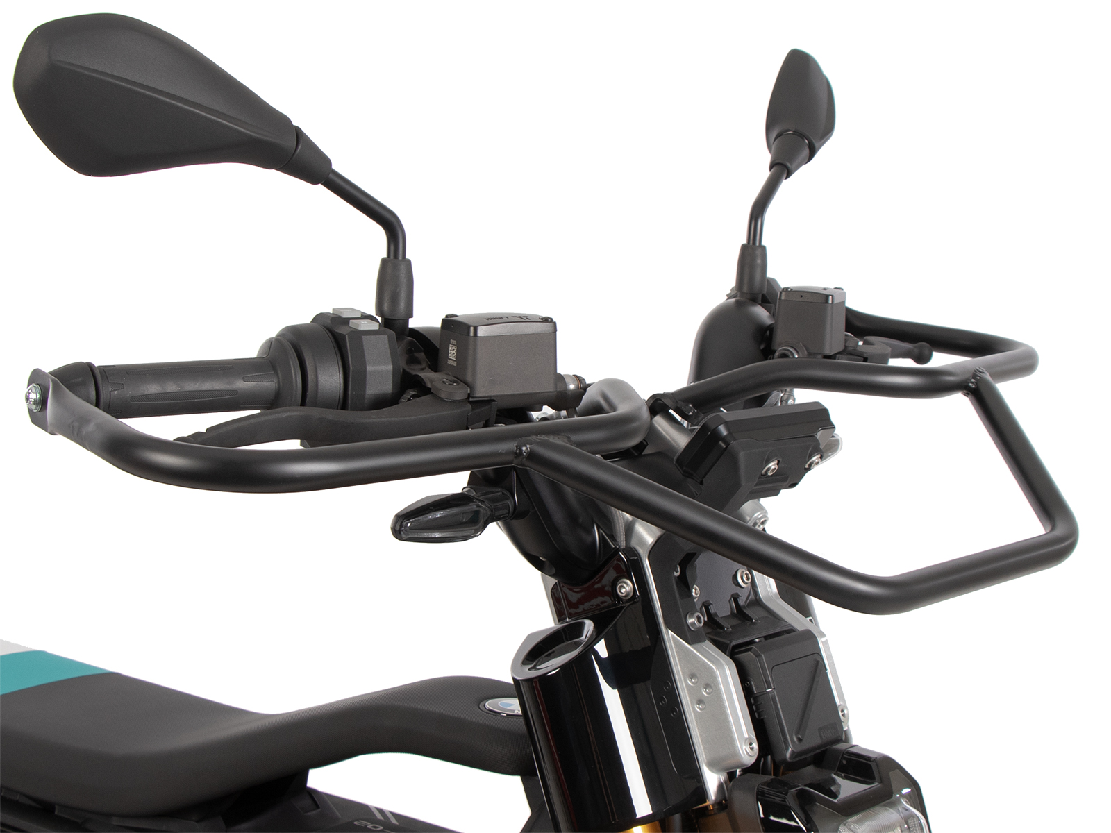 Barre de protection avant noire pour BMW CE 02 (23-) Hepco & Becker