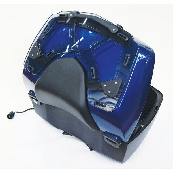 Porte-bagages pour top case BMW K 1600 GT /R 1250 RT /R 1200 RT, PMMA, transparent