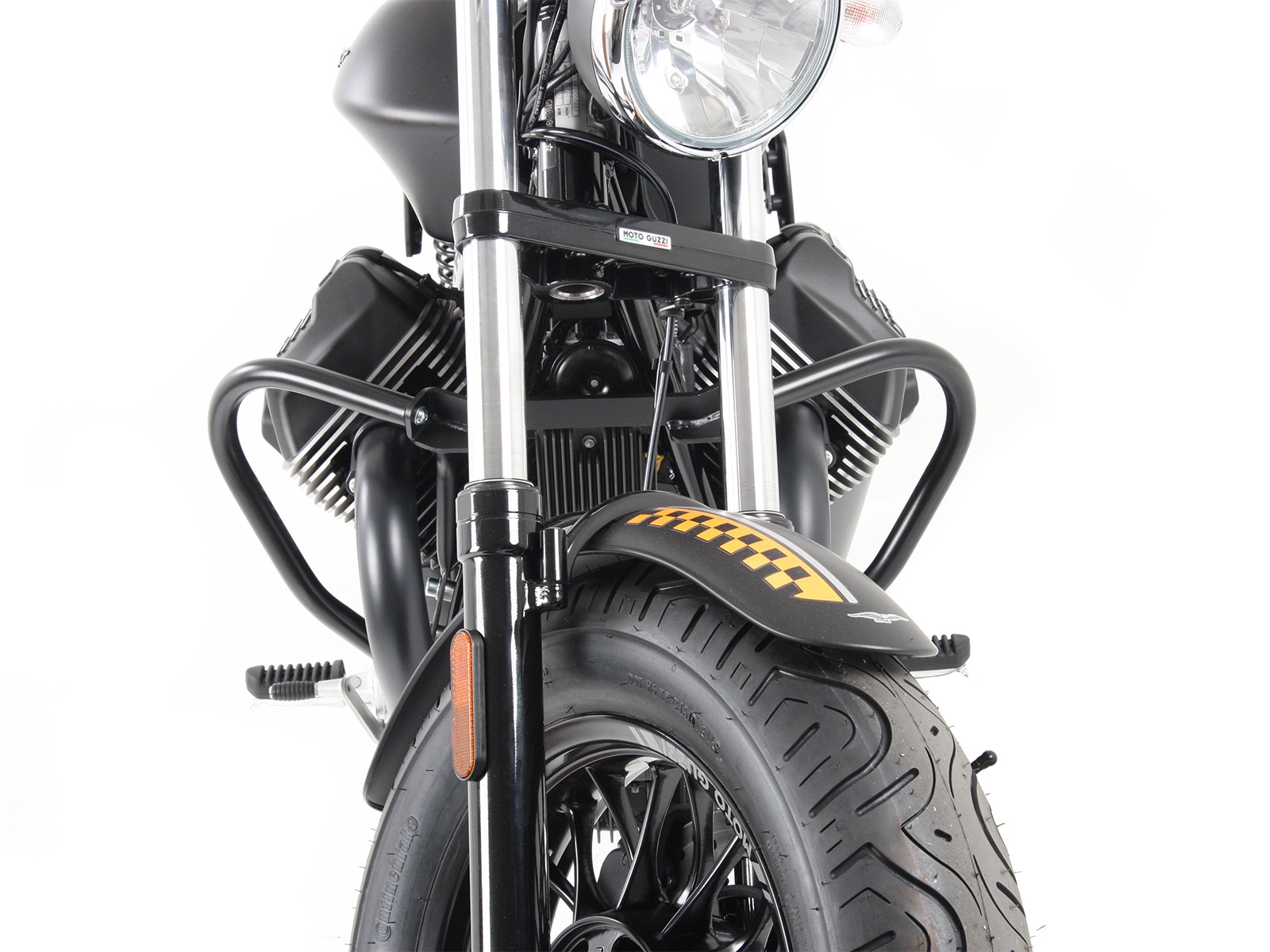 Arceau de protection moteur chromé pour V 9 Bobber (année 16-) / Bobber Sport (année 19-) Hepco & Becker