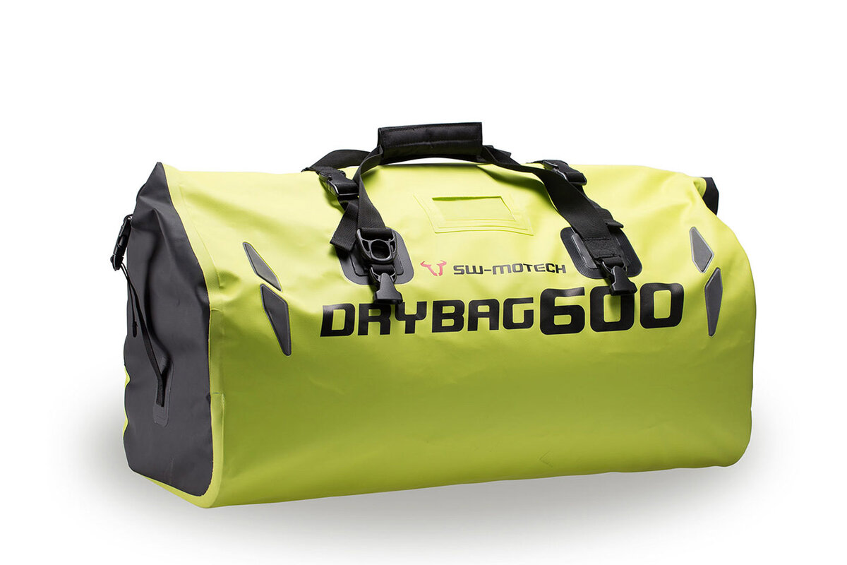 Drybag 600 sacoche arrière pour Moto Guzzi V85 TT /Travel, jaune vif - SW Motech